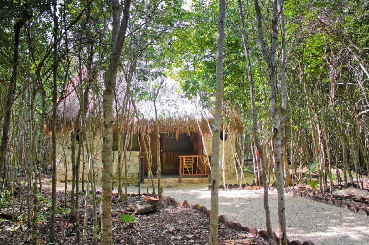 Aldea Maya-Ha Cabanas Con Cenotes Puerto Morelos Exterior foto