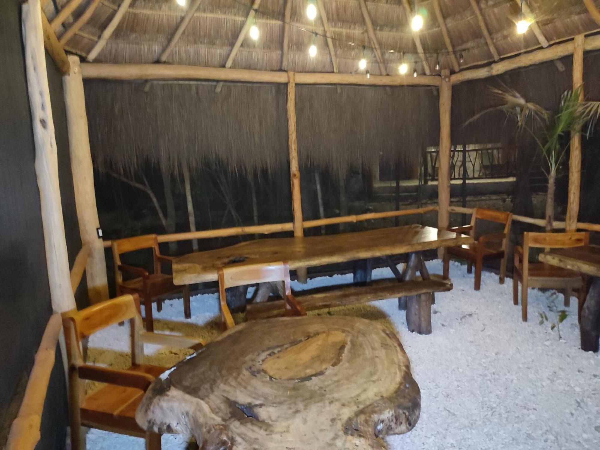 Aldea Maya-Ha Cabanas Con Cenotes Puerto Morelos Exterior foto