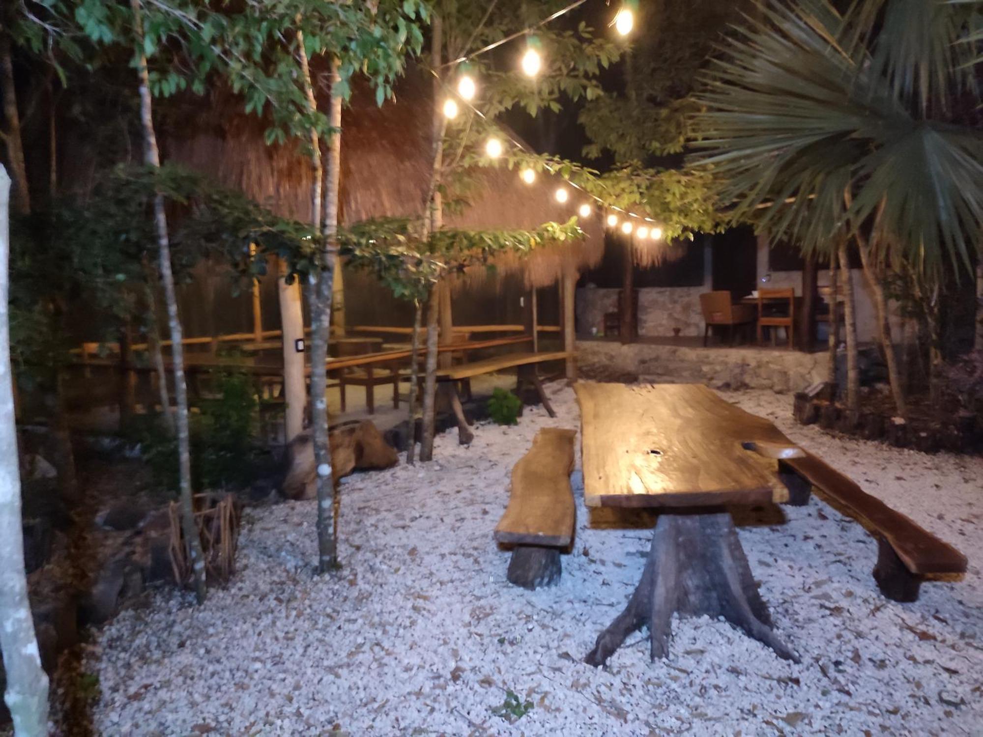 Aldea Maya-Ha Cabanas Con Cenotes Puerto Morelos Exterior foto